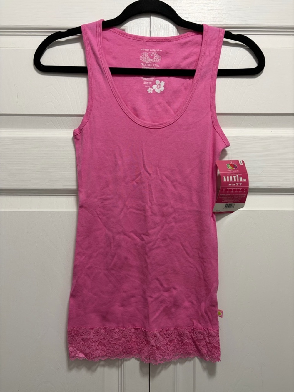 Fruit of the Loom Hot Pink Sleepwear Tank Top SMALL NWT
